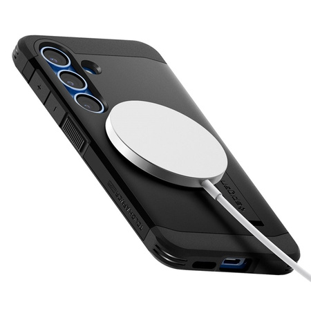 Spigen Tough Armor MagSafe - Etui do Samsung Galaxy S25+ (Czarny) (ACS08987)