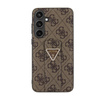 Guess Grip Stand 4G Triangle Strass Logo - Etui Samsung Galaxy S24 (brązowy) (GUHCS24SPGS4TDW)
