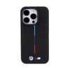 BMW Quilted Tricolor MagSafe - Etui iPhone 15 Pro (czarny) (BMHMP15L22PVTK)