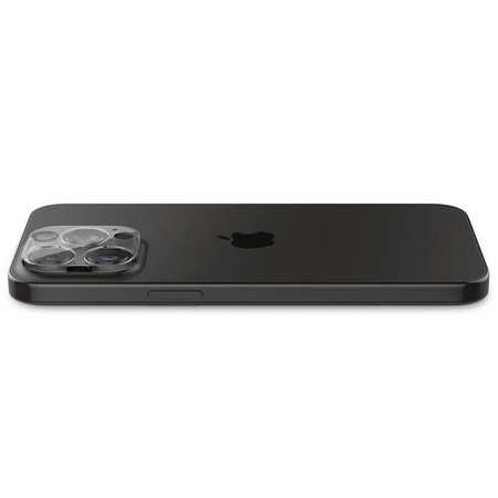 Spigen Optik.TR Camera Protector - Szkło ochronne na obiektyw do iPhone 15 Pro / 15 Pro Max / iPhone 14 Pro / 14 Pro Max (2 szt) (Przezroczysty) (AGL05761)