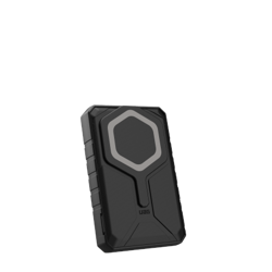 UAG Rugged 10K - powerbank 10000 mAh z podstawką 10W MagSafe (black/titanium) (9B4411114036)