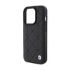 BMW Leather Quilted - Etui iPhone 15 Pro Max (czarny) (BMHCP15X22RQDK)