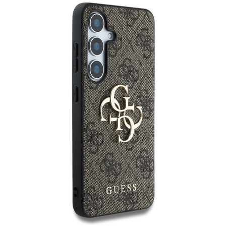 Guess Big 4G Logo Classic Logo - Etui do Samsung Galaxy S25 (brązowy) (GUHCS25S4GMGBR)