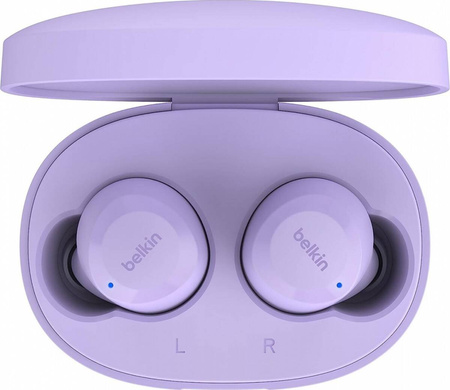 Belkin SOUNDFORM BoltTrue Wireless Earbuds - Lavender Słuchawki bezprzewodowe (AUC009BTLV)