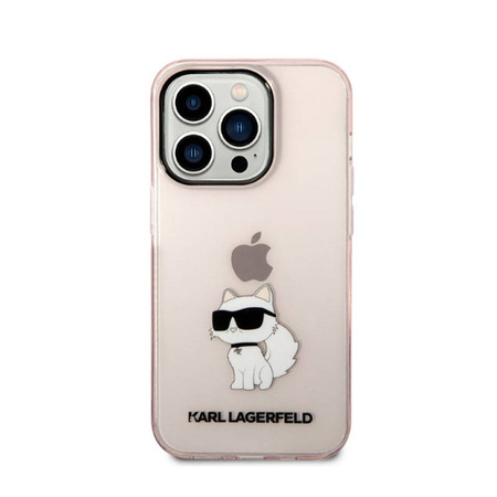 Karl Lagerfeld IML NFT Choupette - Etui iPhone 14 Pro (różowy) (KLHCP14LHNCHTCP)