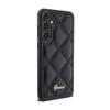 Guess Quilted Metal Logo - Etui Samsung Galaxy S23 FE (czarny) (GUHCS23FEPSQSQSK)