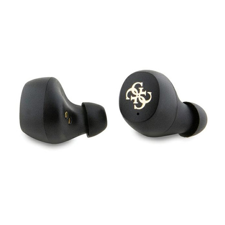 Guess 4G Metal Logo - Słuchawki Bluetooth TWS ENC + etui ładujące (różowy) (GUTWSP4EGP)