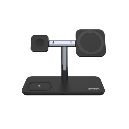 Unitek Ładowarka magnetyczna 3w1 iPhone Watch AirPods 15W (P1212A)