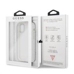 Guess Glitter Case - Etui iPhone 11 Pro Max (Silver) (GUHCN65PCGLSI)