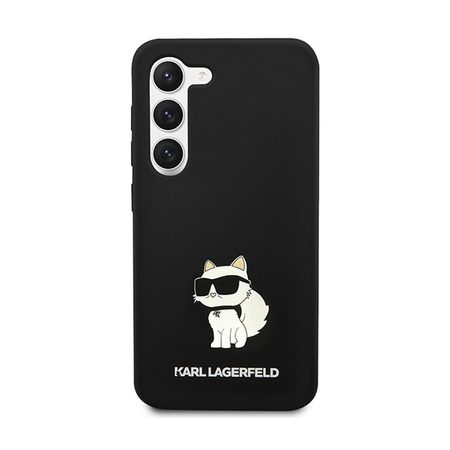 Karl Lagerfeld Silicone Choupette - Etui Samsung Galaxy S24 (czarny) (KLHCS24SSNCHBCK)