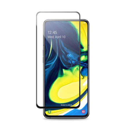 Crong 7D Nano Flexible Glass - Szkło hybrydowe 9H na cały ekran Samsung Galaxy A80 / A90 (CRG-7DNANO-SGA90)