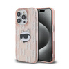 Karl Lagerfeld IML Choupette Head & Monogram - Etui iPhone 13 Pro (różowy) (KLHCP13LHKLPCHP)