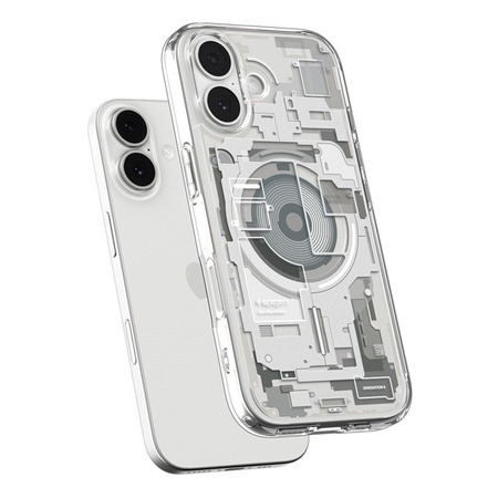 Spigen Ultra Hybrid Mag MagSafe - Etui do iPhone 17 (Zero One Natural Titanium) (ACS10386)