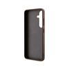 Guess 4G Metal Gold Logo - Etui Samsung Galaxy S24 (brązowy) (GUHCS24SG4GFBR)