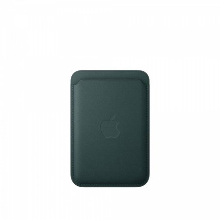Apple Portfel z tkaniny FineWoven z MagSafe do iPhone’a - Ciemnozielony (MA6Y4ZM/A)