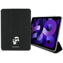 Karl Lagerfeld Book Cover Saffiano Magnetic Karl & Choupette - Etui iPad Air 11” M3 (2025) / iPad Air 11” M2 (2024) (czarny) (KLFC11RM24SAKCK)