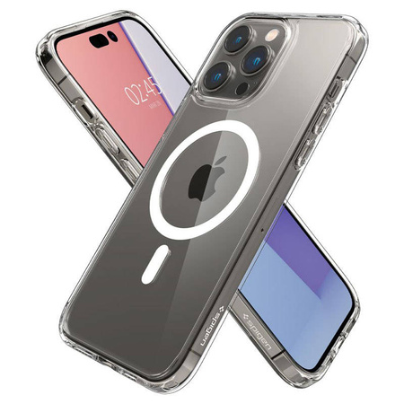 Spigen Ultra Hybrid Mag MagSafe – Etui do iPhone 14 Pro Max (Biały) (ACS04825)