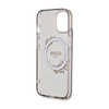 Guess IML Flowers Wreath MagSafe - Etui iPhone 15 (czarny) (GUHMP15SHFWFCK)