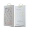 Guess 4G Bottom Stripe - Etui iPhone 16 Plus (różowy) (GUHCP16MG4GLPI)