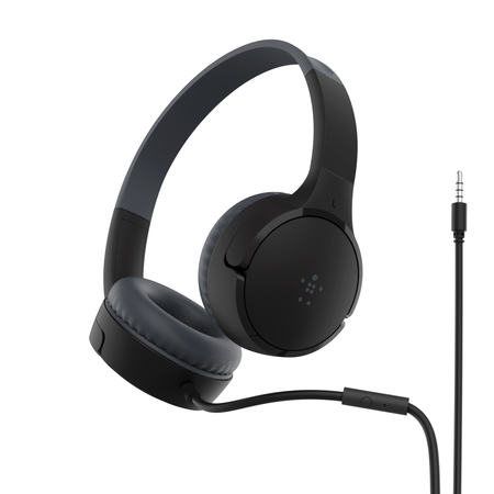 Belkin Słuchawki dla dzieci, nauszne, czarne (AUD004BTBK)