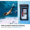 Spigen A610 Universal Waterproof Float Case - Etui do smartfonów do 6.9" (Czarny) (AMP04529)