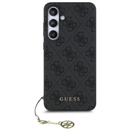 Guess 4G Charms Collection - Etui Samsung Galaxy S24 FE (szary) (GUHCS24FEGF4GGR)