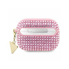 Guess Rhinestone Triangle Charm - Etui AirPods Pro (różowy) (GUAPHDGTPP)