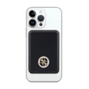 Guess 4G Strassed Metal Logo MagSafe - Power Bank indukcyjny 5000 mAh 15W MagSafe (czarny) (GUPBM5AL4DMK)