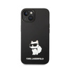 Karl Lagerfeld Silicone NFT Choupette - Etui iPhone 14 Plus (czarny) (KLHCP14MSNCHBCK)