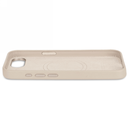 Decoded Leather Backcover - skórzana obudowa ochronna do iPhone 16e kompatybilna z MagSafe (clay) (D25IPOSEBC6CY)