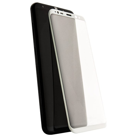 X-Doria Armour 3D Glass - Szkło ochronne 9H na Samsung Galaxy S8+ (biała ramka) (457798)