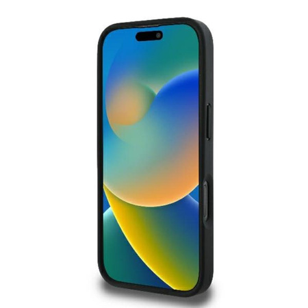 Karl Lagerfeld Monogram Choupette Head Pin - Etui iPhone 16 Pro Max (czarny) (KLHCP16XPGKLCHPK)