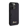 Guess Sequin Script Metal - Etui iPhone 13 Pro (czarny) (GUHCP13LPSFDGSK)