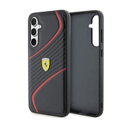 Ferrari Twist Metal Logo - Etui Samsung Galaxy S23 FE (czarny) (FEHCS23FEPTWK)