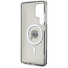 Karl Lagerfeld Button Karl Head Printed Logo MagSafe - Etui Samsung Galaxy S25 Ultra (czarny) (KLHMS25LHLSKIK)