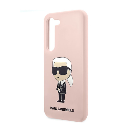 Karl Lagerfeld Silicone NFT Ikonik - Etui Samsung Galaxy S23+ (różowy) (KLHCS23MSNIKBCP)