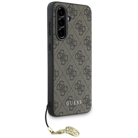 Guess 4G Charms Collection - Etui do Samsung Galaxy A56 5G (brązowy) (GUHCSA56GF4GBR)
