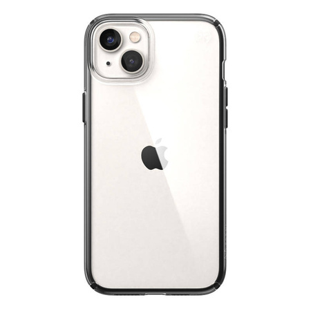 Speck Presidio Perfect-Clear with Impact Geometry - Etui iPhone 15 Plus / 14 Plus z powłoką MICROBAN (Clear / Black) (150124-5905)