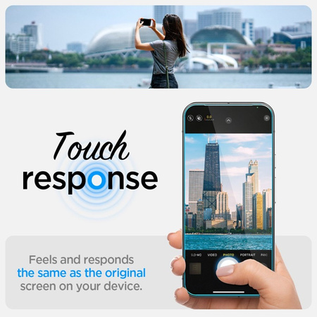 Spigen GLAS.TR EZ FIT Privacy 2-Pack - Szkło hartowane z filtrem prywatyzującym do Google Pixel 9 / 9 Pro 2 szt (AGL09312)