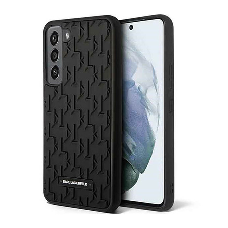 Karl Lagerfeld Monogram 3D Pattern - Etui Samsung Galaxy S23 (czarny) (KLHCS23SRUPKLPK)