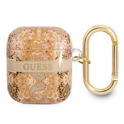 Guess Paisley - Etui Etui Airpods 1/2 gen (Gold) (GUA2HHFLD)