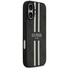 Guess 4G Printed Stripes MagSafe - Etui iPhone 17 (czarny) (GUHMP17SP4RPSK)