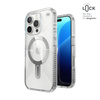 Speck Presidio Perfect-Clear Grip ClickLock & MagSafe - Etui iPhone 16 Pro (Clear / Chrome Finish / Serene Silver) (150704-3199)