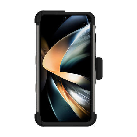 ZIZO BOLT Series - Pancerne etui Samsung Galaxy S23 ze szkłem 9H na ekran + uchwyt z podstawką (szary) (BOLT-SAMGS23-MGRBK)
