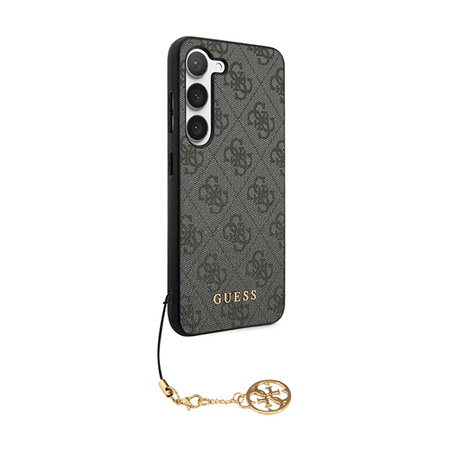 Guess 4G Charms Collection - Etui Samsung Galaxy A35 5G (czarny) (GUHCSA35GF4GGR)