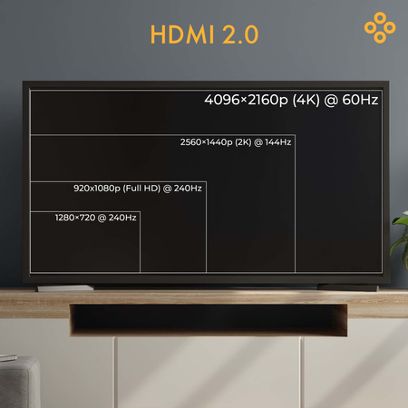 Claroc AOC przewód światłowodowy HDMI 2.0 4K 30 m (HDMI-20-30M)