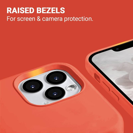 Crong Color Cover - Etui iPhone 13 (koralowy) (CRG-COLR-IP1361-COR)