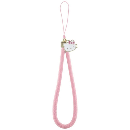 Hello Kitty Nylon Cord Kitty Head - Zawieszka do telefonu (różowy) (HKSTNYCP)