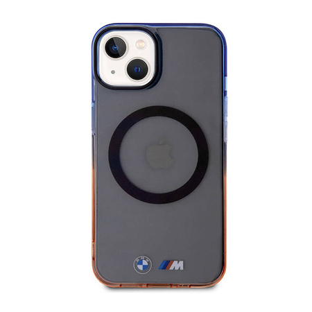 BMW Gradient Bumper MagSafe - Etui iPhone 14 Plus (Szary) (BMHMP14MHTGE)