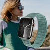 Crong Melange - Pasek magnetyczny do Apple Watch 44/45/46/49 mm (turkusowy melanż) (CRG-44MEL-TRQ)